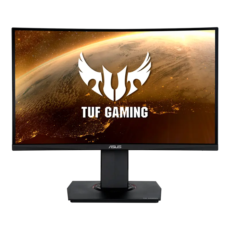 TUF Gaming VG24VQ Curved Gaming Monitor – 24 inch (23.6 inch viewable) Full HD (1920 x 1080), 144Hz, Extreme Low Motion Blur™, FreeSync™, 1ms (MPRT), Shadow Boost