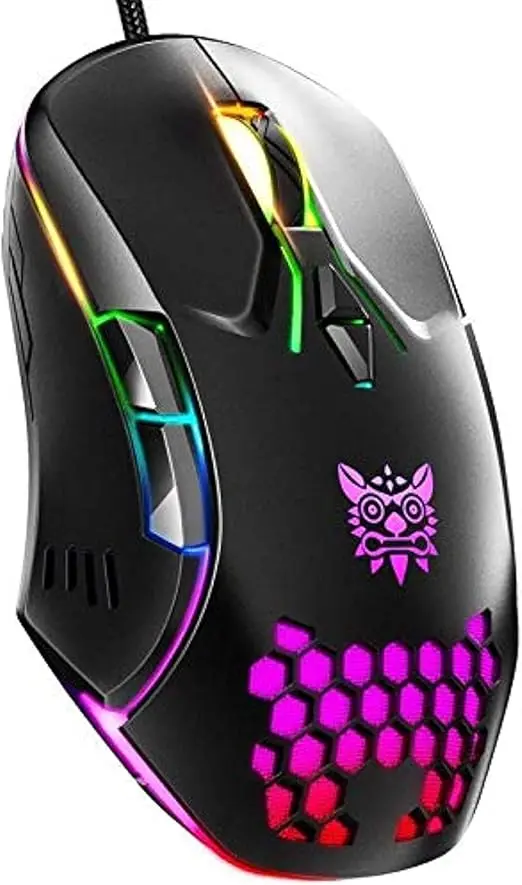 [OCR0U] Onikuma - CW902 RGB Gaming Mouse with 7 DPI Modes (مستعمل)