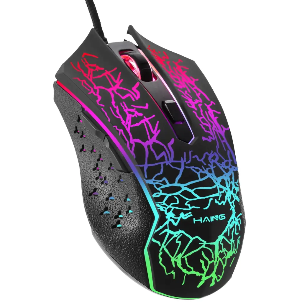 [HGR2N] HAING GM100 RGB Gaming Wired Mouse