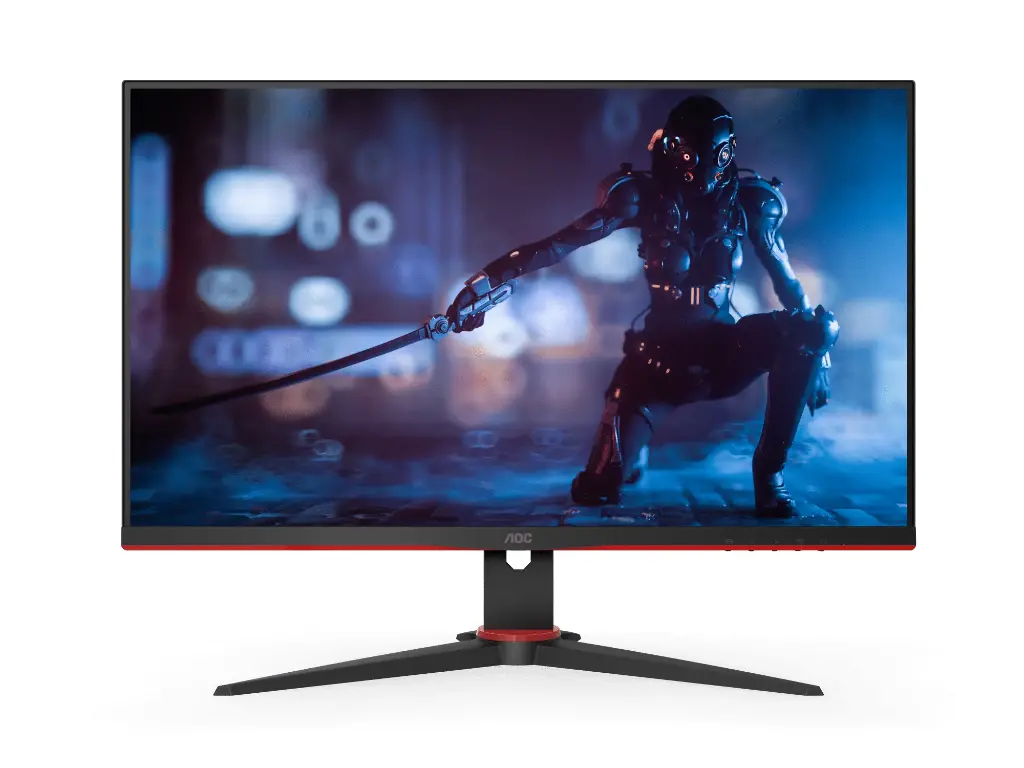 AOC 27G2E 27" Full HD 144Hz IPS LCD Gaming Monitor, Black & Red
