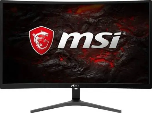 [MOG4U] MSI Optix G241VC Full HD FreeSync Gaming Monitor 24", Curved Non-Glare, 1ms, LED Wide Screen 1920 X 1080, 75Hz Refresh Rate (Used)