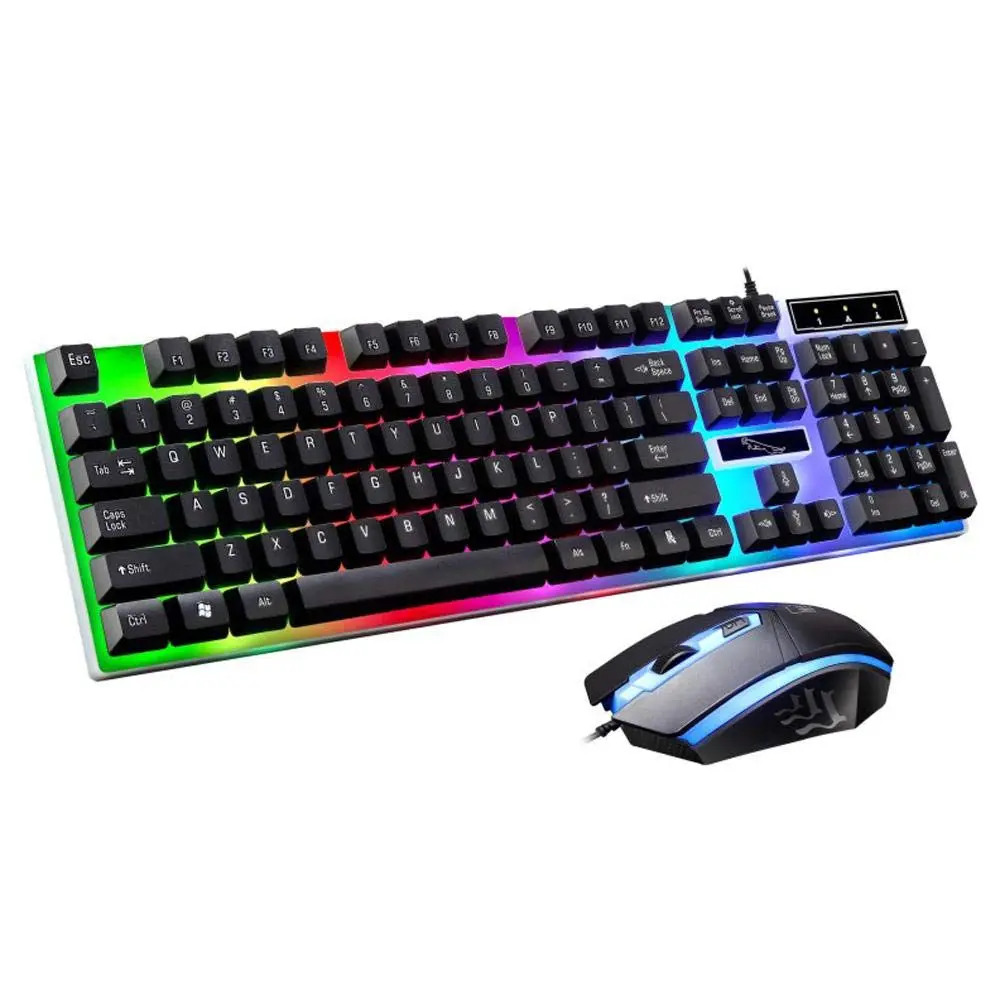 [GMA0N] Gaming mouse and keyboard combo g21 rgb keyboard mouse combo RGB backlit keyboard For Laptop Desktop PC Gaming PC LED RGB Mouse DPI Gaming Keyboard Mouse Combo Package
