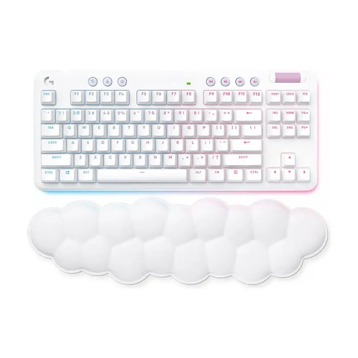 Logitech G715 TKL Tactile Mechanical Gaming Keyboard - Off White