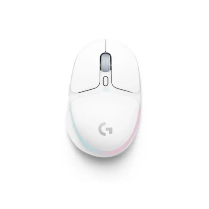 Logitech G705 Customizable Light synch RGB Lighting, Lightspeed Wireless/Bluetooth/Wired Lightweight Gaming Mouse For PC & Mac - White Mist