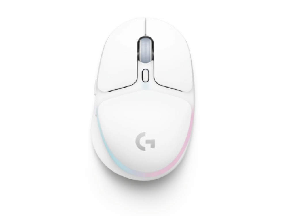 [NS013311] Logitech G705 Customizable Light synch RGB Lighting, Lightspeed Wireless/Bluetooth/Wired Lightweight Gaming Mouse For PC & Mac - White Mist