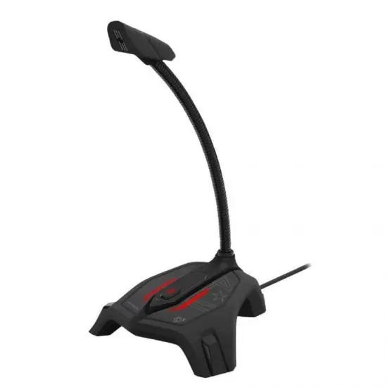 Vertux Streamer-2 Omni Directional Distortion Free Gaming Microphone Black 