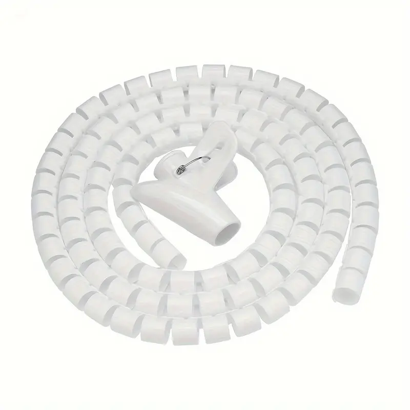 Cable Management Sleeve in White
