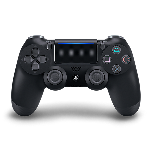 وحدة تحكم DUALSHOCK®4 لاسلكية لجهاز PS4™ - لون Jet Black - مجددة