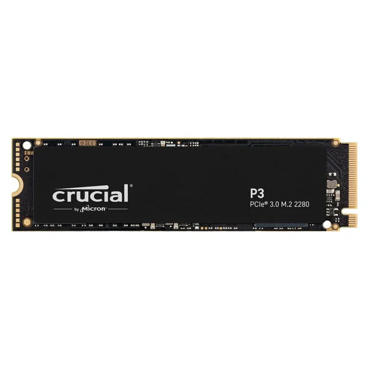 Crucial 1TB P3 M.2 NVMe PCIe 3.0 Internal SSD, 3500MB/s