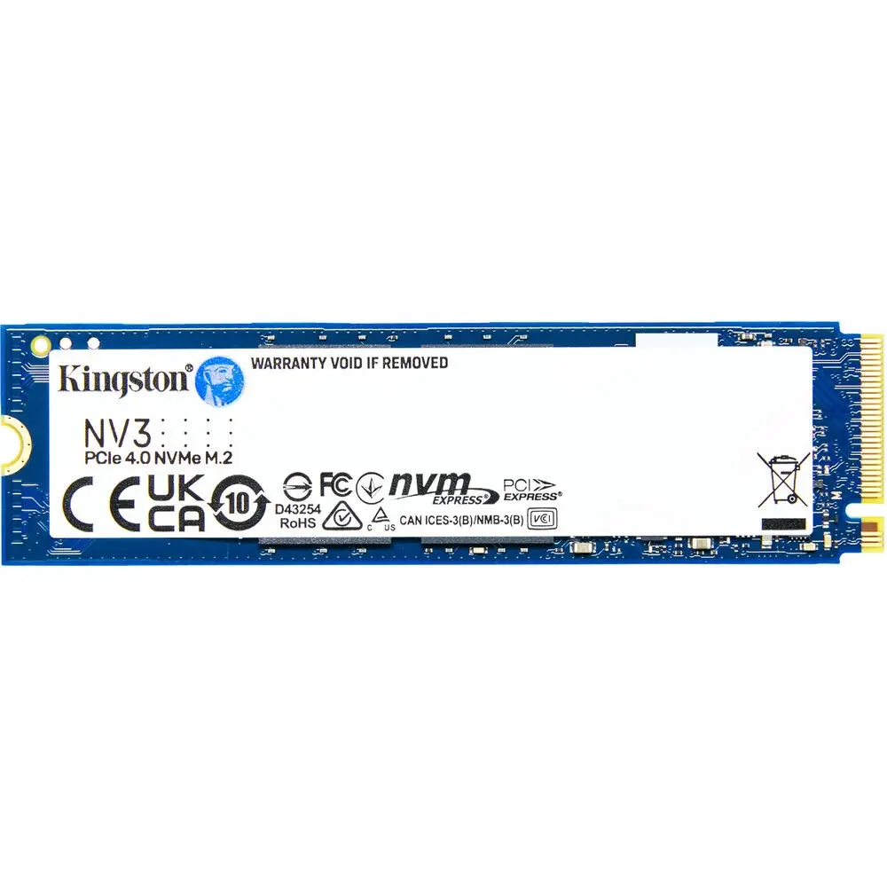 Kingston 1TB NV3 M.2 NVMe SSD PCIe 4.0, 6000MB/s 