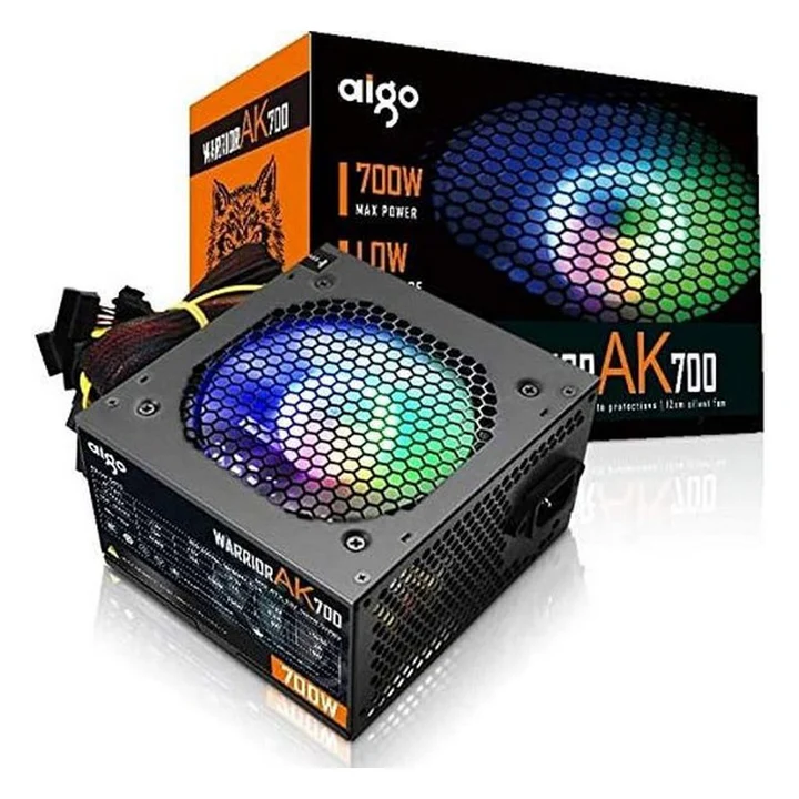 Aigo DarkFlash AK700 700-Watt Non-Modular RGB Gaming Power Supply