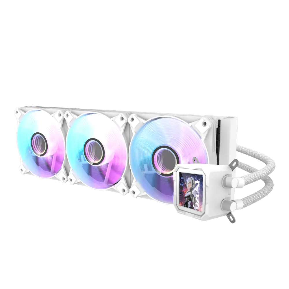 DarkFlash DV360S Wave Liquid CPU Cooler - White