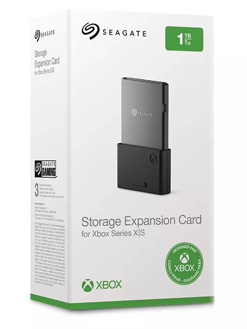 SEAGATE 1TB Expansion Card for Xbox Series X/S 2.5inch compatible with XBOX Velocity Architecture black 