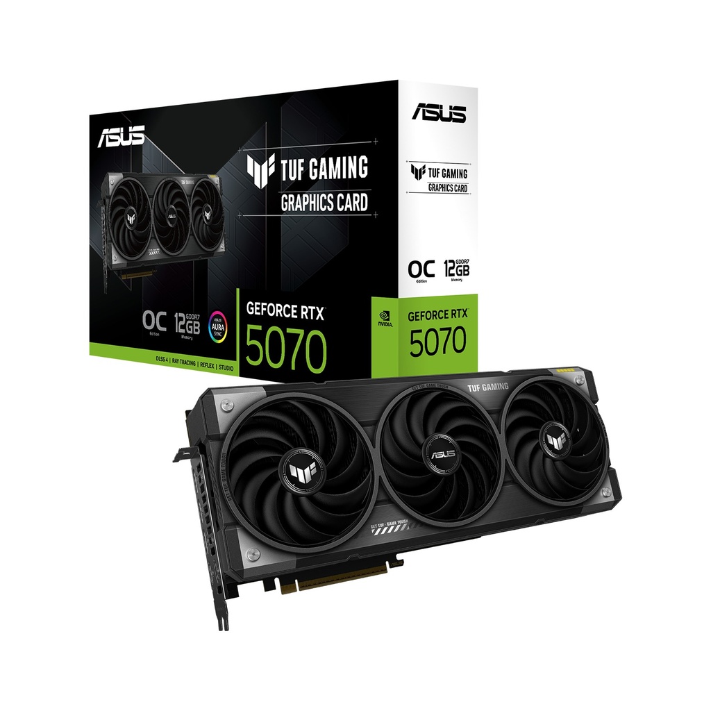 [NS028302] ASUS TUF Gaming GeForce RTX™ 5070 12GB GDDR7 OC Edition Graphic Card