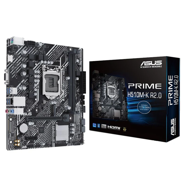 [APH0N] Asus PRIME H510M-K R2.0 M-ATX Gaming Motherboard