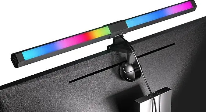 Smart Screen e-reading Monitor Light RGB Backlight, Eye Care, Dual Light for Computer, Gaming Desk Lamp 