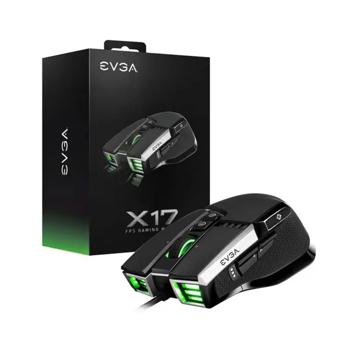[EXF0U] EVGA X17 FPS Wired Gaming Mouse - Black  (Used)