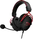 HyperX Cloud Alpha - Gaming Headset, Dual Chamber Drivers, Legendary Comfort, Aluminum Frame, Detachable Microphone, Works on PC, PS4, PS5, Xbox One/ Series X|S, Nintendo Switch and Mobile – Red 