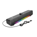 ONIKUMA L16 Bluetooth-compatible Speaker with RGB Light, Powerful Computer Speaker Portable Soundbar for TV Home Theater PC Gaming 