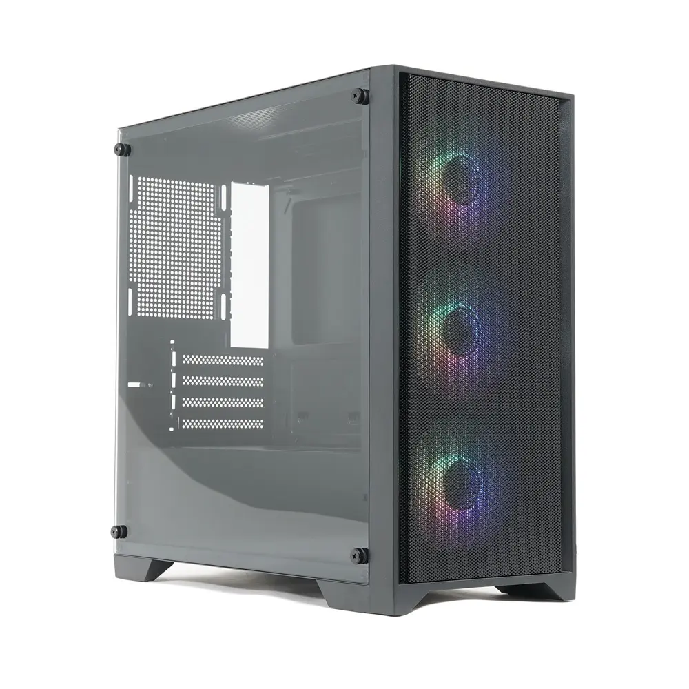 GAMING PC Cpu Intel i5-14400F Cpu  Fan RGB GPRO M-Boar H610M-DDR4 Ram 16GB  DDR4 Ssd 1Tb M.2 NVME  Vga card 16GB RTX 5060 ti Power Supply 850W GOLD Case 3 fans RGB