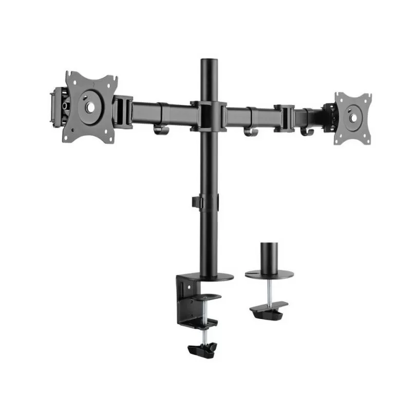 [M1F0N] MULTI-FANCTION 15''-30'' Full Motion Adjustable Dual Monitor Desktop Mount -Z022