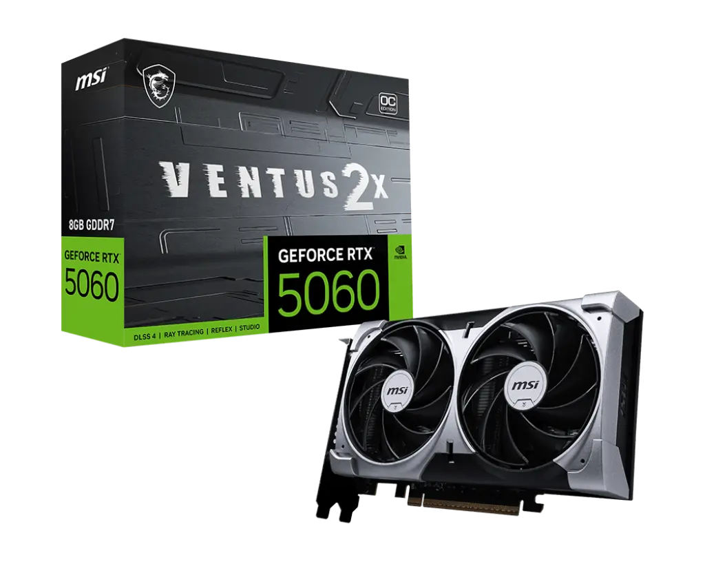 MSI GeForce RTX™ 5060 8G VENTUS 2X OC 