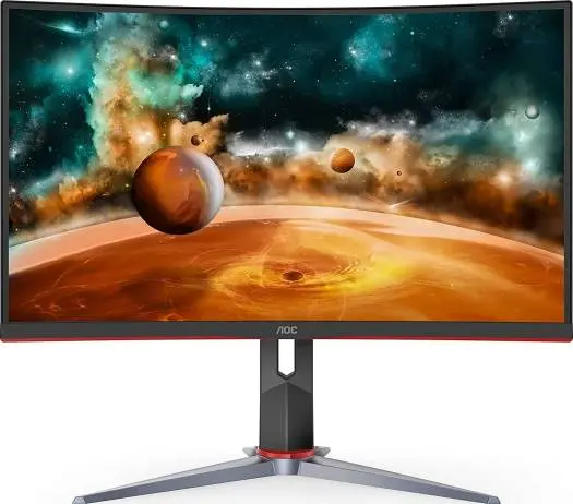 [AC2WU] AOC CQ27G2 27" WLED (2560 x 1440) 144Hz 1ms, QHD 2K, 1500R Curved VA, FreeSync, Super Curved Frameless Gaming Monitor | CQ27G2 (Used)