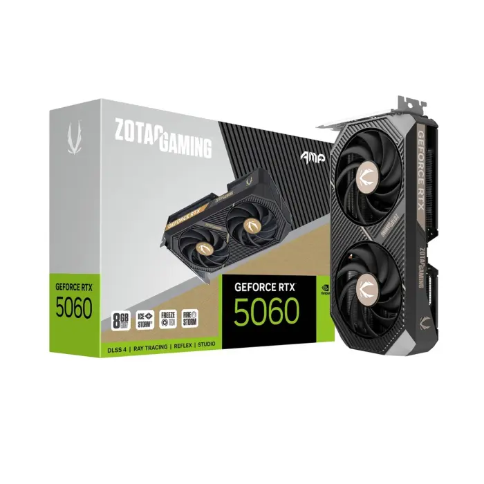[ZGGRN] Zotac Gaming Geforce RTX 5060 AMP 8GB GDDR7 Graphic Card