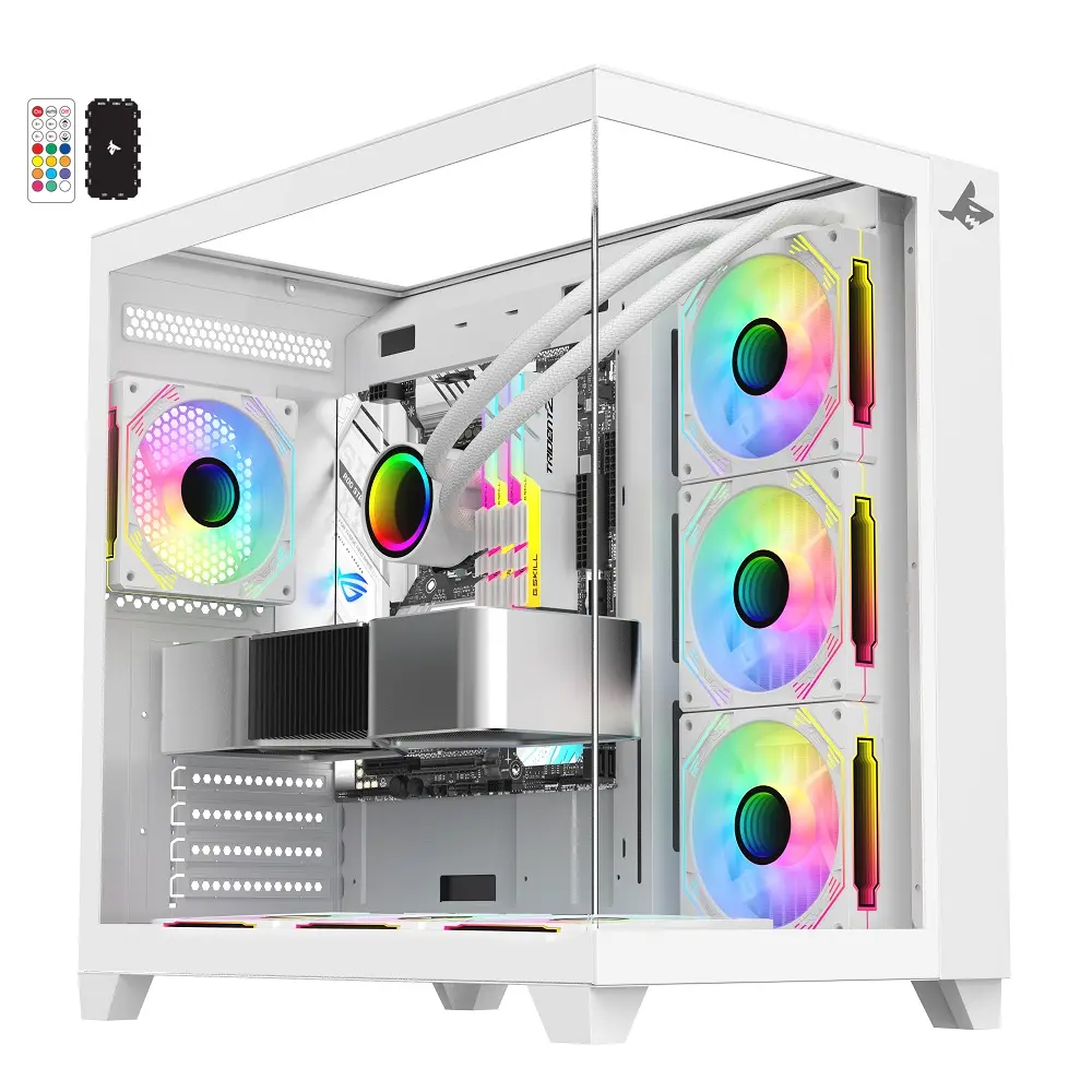 [GPICN] GAMING PC Intel Core I5 - 14th Gen RTX 5060 - 16 GB RAM DDR 4 - SSD 1TB (أبيض)