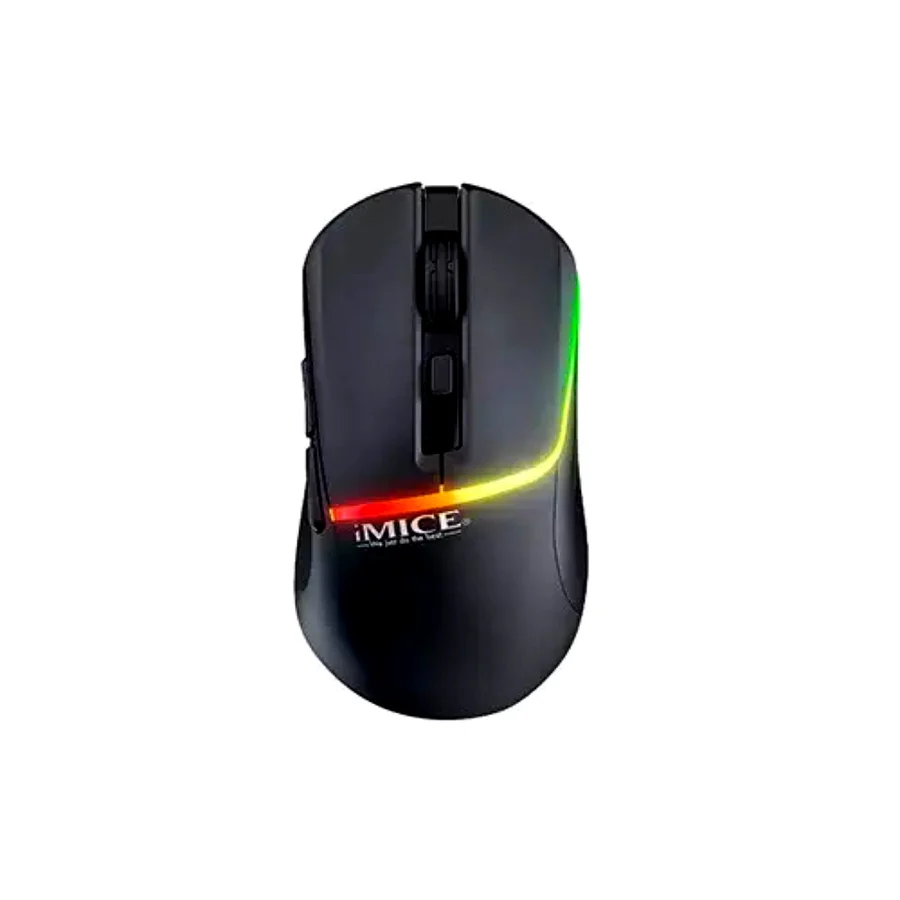 IMICE T20 Wired Gaming Mouse with RGB Lights | Adjustable DPI Up to 6600 | 6 Programmable Buttons 