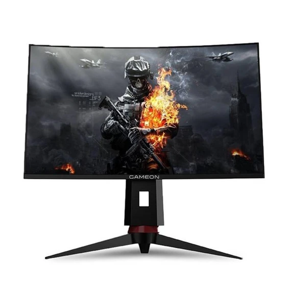 [G2Q0U] GAMEON 27" QHD, 165Hz, 1ms Curved Gaming Monitor - GO-165-QHD-27 | GO-165-QHD-27 (مستعمل)