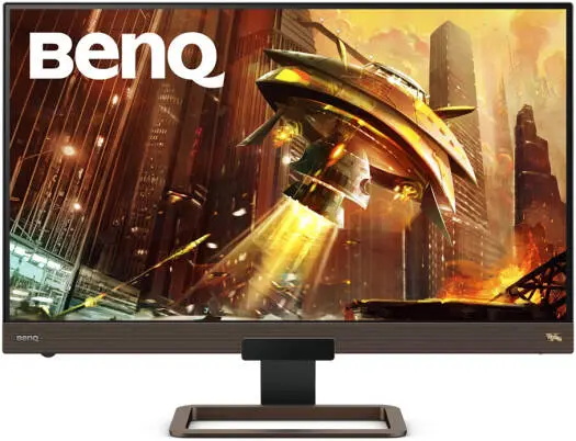 BenQ EX2780Q 27" 2K QHD144Hz IPS Gaming Monitor, FreeSync Premium, Built-in Speakers, DCI-P3, Anti-glare, Flicker-free, Bezel-less, USB Type-C, Black
