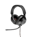 JBL Quantum 200 Wired Over-Ear Gaming Headphones, Voice-Focus Flip-Up Mic, QuantumSOUND Realistic Soundstage, Lightweight Headband, Memory-Foam Ear Cushion, PC and Gaming Consoles Compatible - Black. 