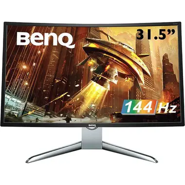 [BE30U] BenQ EX3200R 32" 1800R Curved VA Gaming Monitor, 1920 x 1080, 4 ms,144Hz, AMD FreeSync, 20M:1 DCR, Super Resolution, VESA Ready 1 Year Direct BenQ Warranty (مستعمل)
