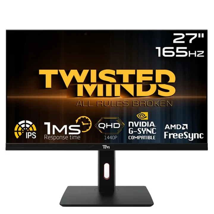 [TM29U] Twisted Minds 27″ TM272QE 165Hz 1ms 2K IPS Gaming Monitor  (مستعمل)