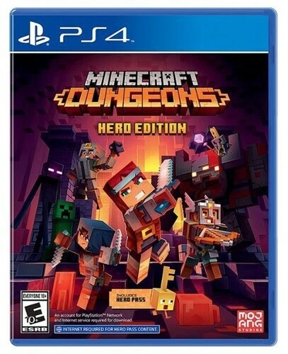 [MDH0U] Minecraft Dungeons  Hero Edition - PlayStation 4 (مستعمل)