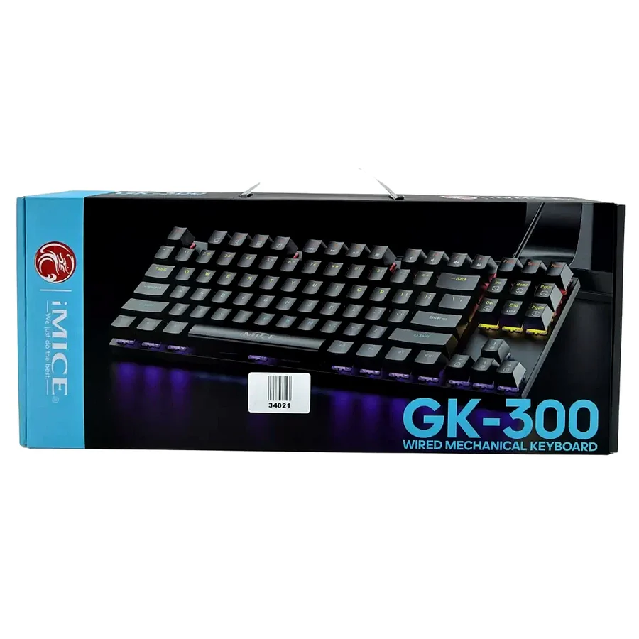 [IGR0N] IMICE GK-300 RGB Mechanical Gaming Keyboard with 98 Keys