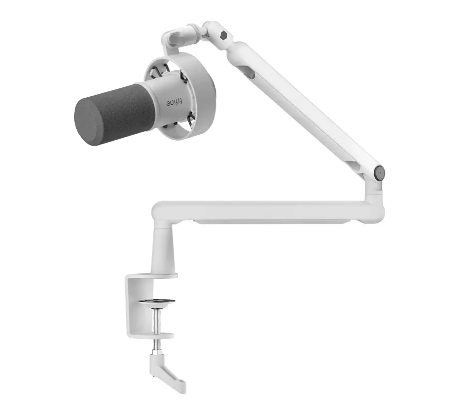 FIFINE T688 Microphone Bundle - K688 USB/XLR Microphone - Dynamic Mic - White