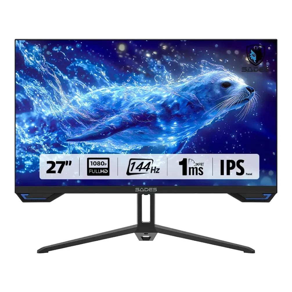 [SGM0U] Sades Gaming Monitor | 27-inch | (FHD) | 144Hz | 1ms | SA-F04F27 - HDMI 2.1 | IPS