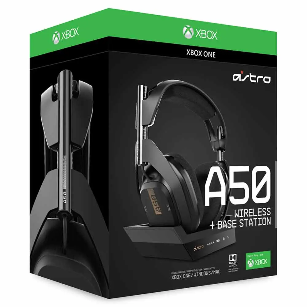 [AAXOU] سماعة رأس لاسلكية Astro A50 تدعم Xbox One و PC BASE XB1 GEN 4