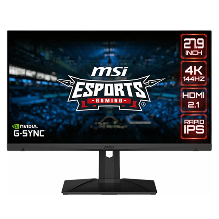 MSI Optix MAG281URF, 28" 4K UHD, HDMI 2.1, 144Hz, 1ms, Rapid IPS Smart Gaming Monitor 