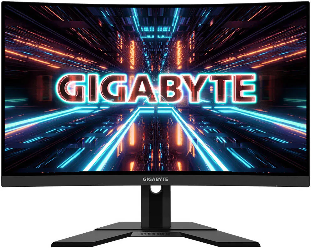 [GGA2U] GIGABYTE G27FC A 27" FHD Curved VA Gaming Monitor, 165Hz (OC 170Hz) Refresh Rate, 1ms Response Time, AMD Free Sync, 2W x2 Speakers, HDMI 1.4 x2, DP 1.2 x1, Black | G27FC A (مستعمل)