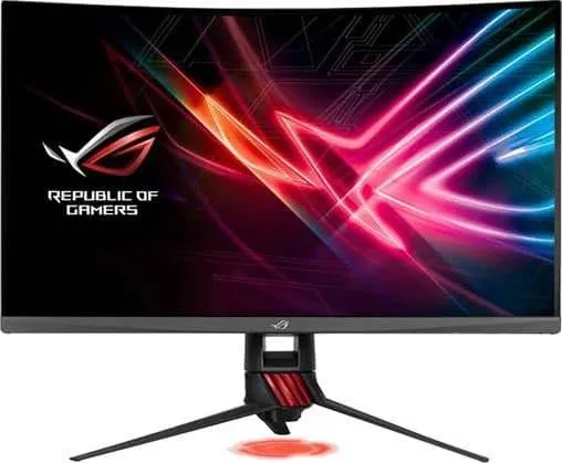 [ARS2U] Asus ROG Strix XG32VQR Curved HDR Gaming Monitor 32" WQHD (2560x1440), 144Hz, 4ms, FreeSync™ 2 HDR, DisplayHDR™ 400, DCI-P3 94%, Shadow Boost HDMIx2 Display Port | XG32VQR (مستعمل)
