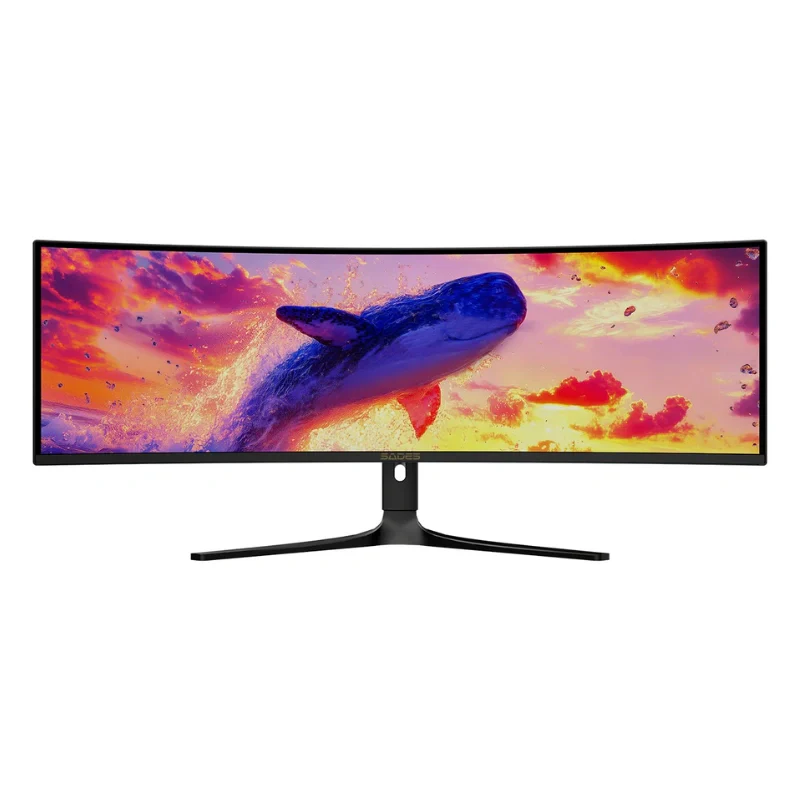 [SBS2U] Sades SP-Whale SA-C01U49 49" OLED, 240Hz, 5120×1440 (Dual QHD), 0.03 ms (MPRT) response timeBlack Gaming Monitor (Used)