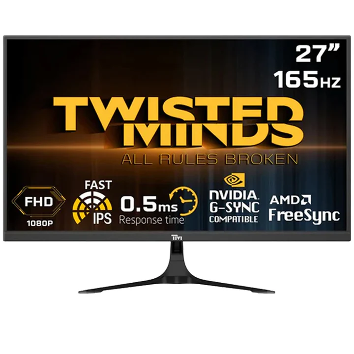 [TMTBU] Twisted Minds 27'' Flat ,FHD 165Hz ,Fast IPS, 0.5ms, HDR Gaming Monitor (مستعمل)
