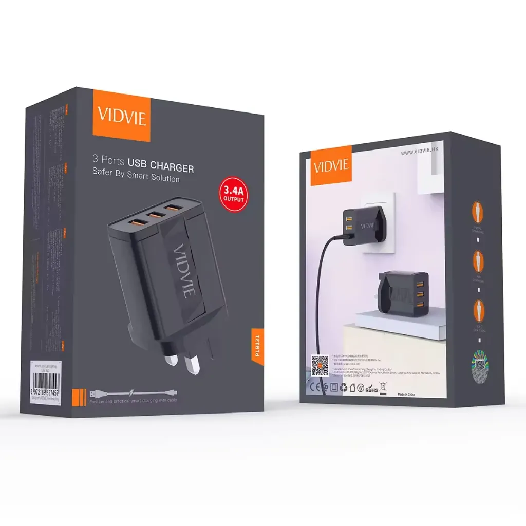 [AAW2N] Wall Charger PLB131 Three USB Charger