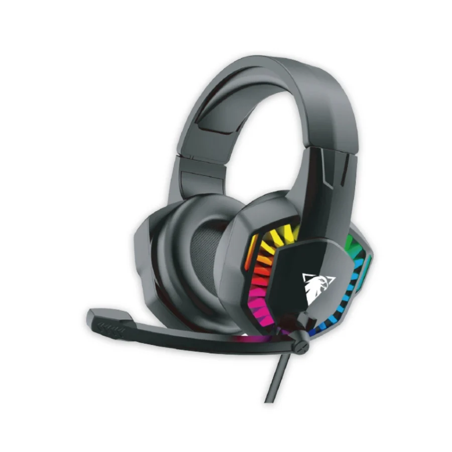 JEDEL GH270 Wired Over-Ear Gaming Headset with RGB Lighting