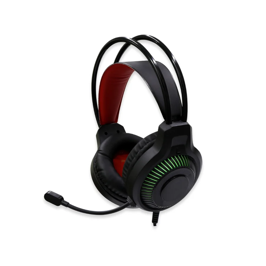 [JGWON] JEDEL GH558 Wired Over-Ear Gaming Headset with RGB Lighting