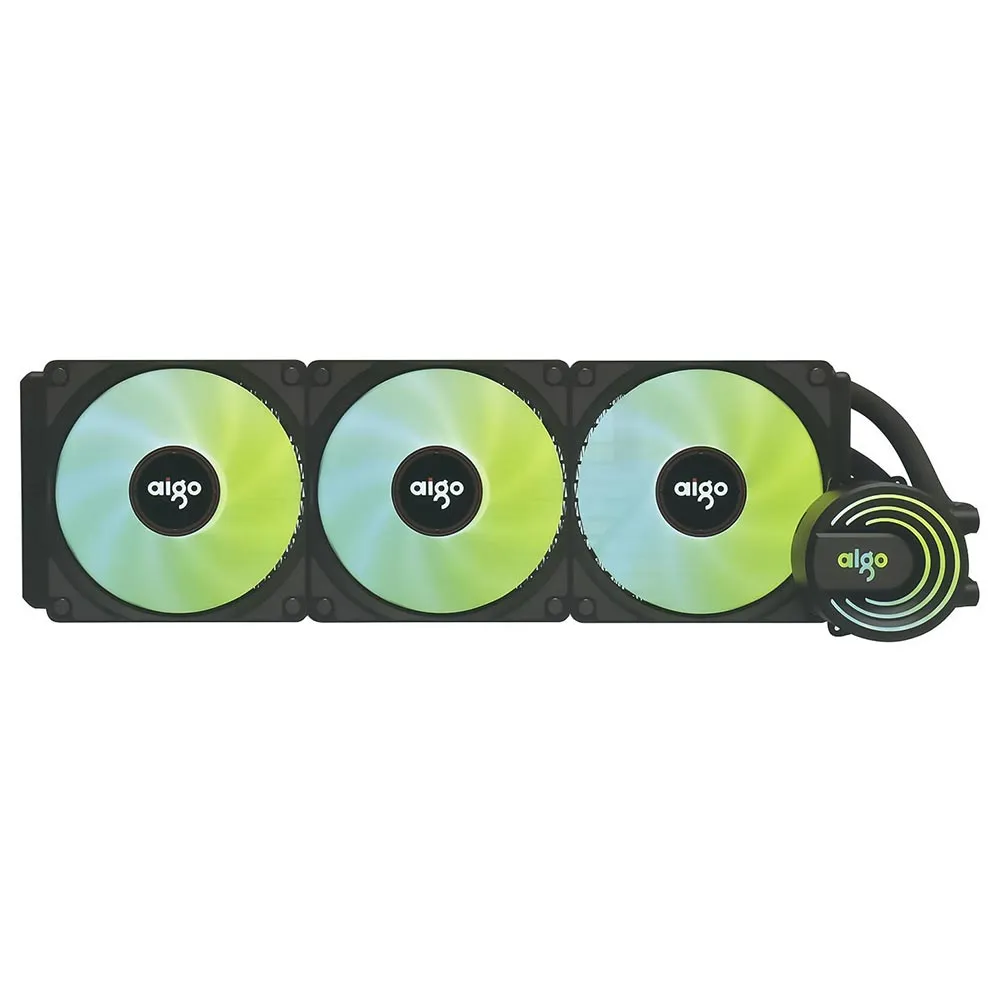 [AAV3N] Aigo AC VER.2 360 ARGB 360MM Liquid CPU Cooler - Black (أبيض)