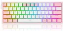 Redragon Fizz K617-RGB 60% Mechanical Keyboard, Red key Switch, Hot Swappable, Wired Connectivity, Detachable Type-C Cable, English Layout,| K617-RGB